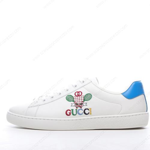 Gucci ACE TENNIS ‘Bianco Blu’ Scarpe 603696-AYO70-9096