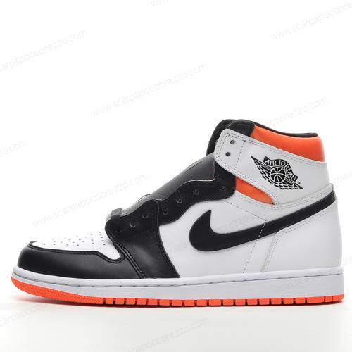Nike Air Jordan 1 Retro High ‘Bianco Arancione Nero’ Scarpe 555088-180