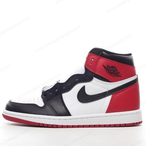 Nike Air Jordan 1 Retro High ‘Nero Rosso Bianco’ Scarpe 555088-184