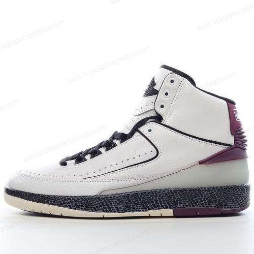 Nike Air Jordan 2 Mid SP x Off-White ‘Bianco Viola Nero’ Scarpe DJ4375-160