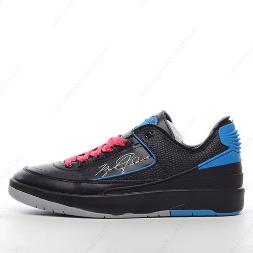 Nike Air Jordan 2 Retro Low SP x Off-White ‘Nero Blu Rosa’ Scarpe DJ4375-004