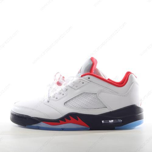 Nike Air Jordan 5 Retro ‘Bianco Rosso Nero Argento’ Scarpe 440890-102