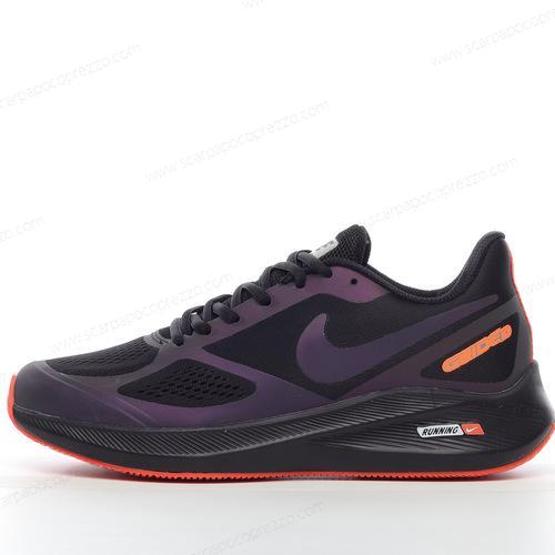 Nike Air Zoom Winflo 7 ‘Nero Viola Arancione’ Scarpe CJ0291-055